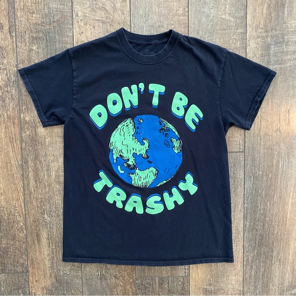 vintage “don’t be trashy” earth tee